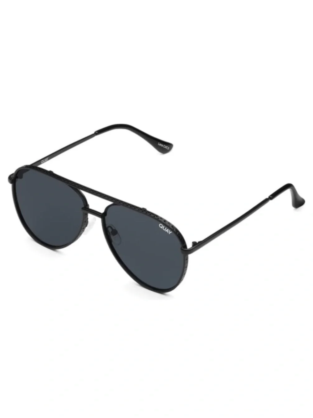 NEW Quay Starry Eyed Sunglasses Black/Smoke